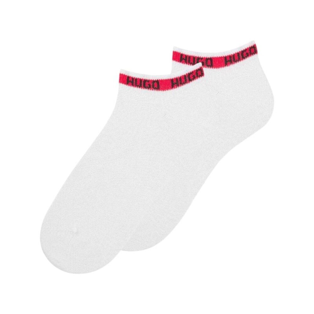 Hugo Mens Ankle Socks (Pack of 2) / White